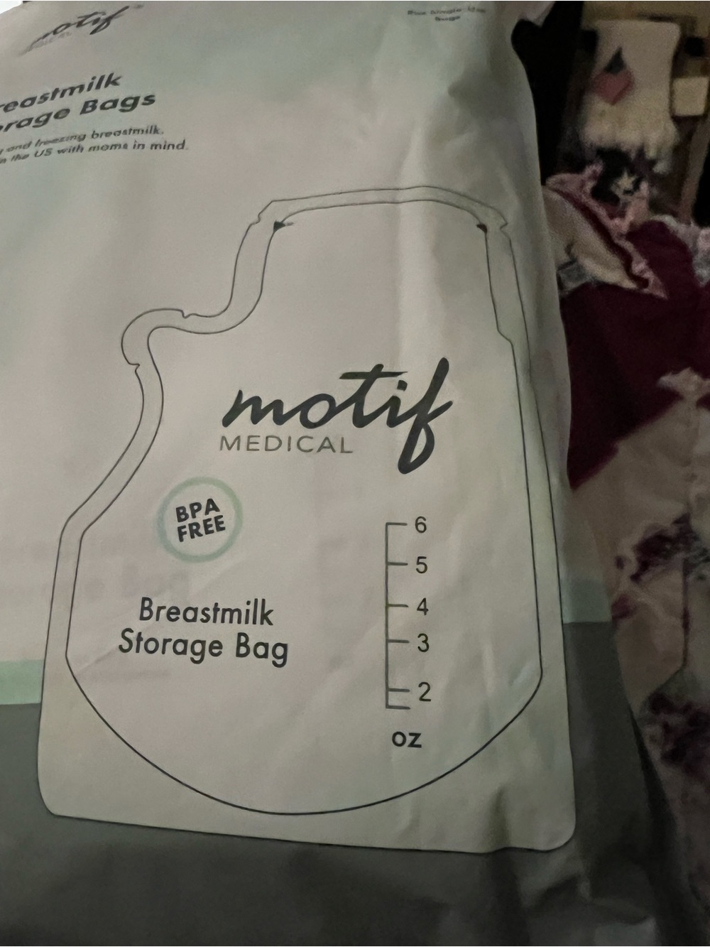 Motif Medical White Breastmilk Storage Bags - BPA Free